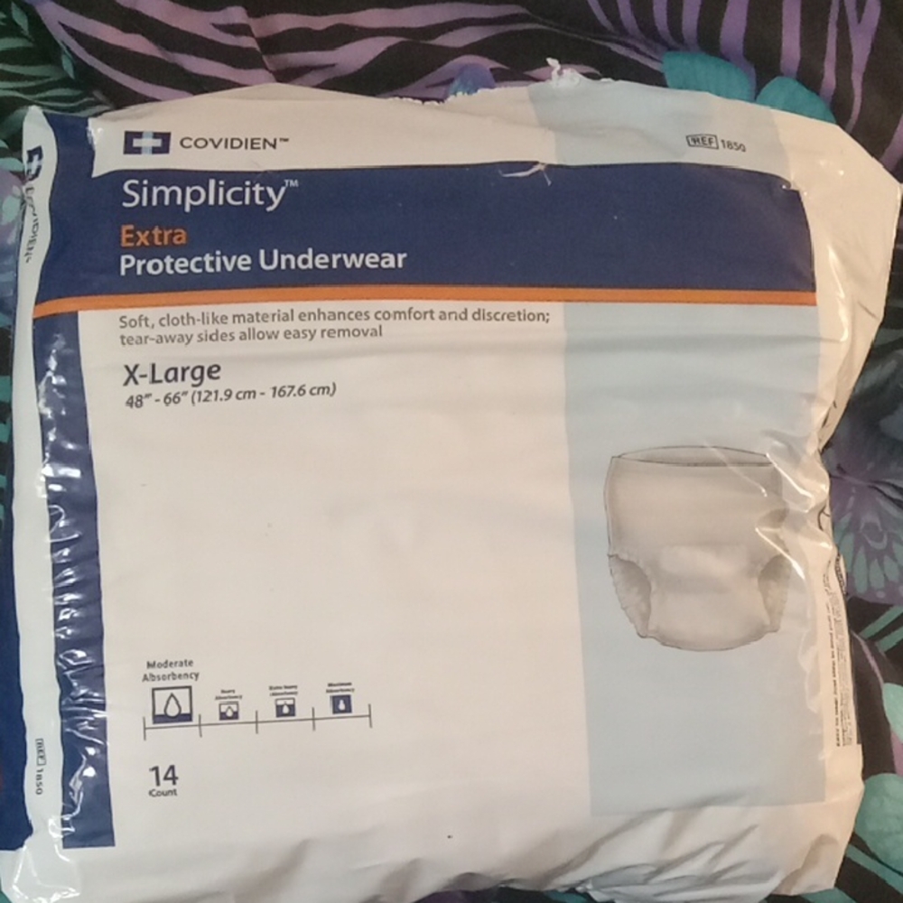 Covidien Simplicity Extra Protective Underwear X-Large